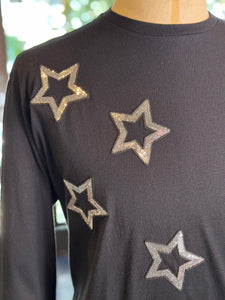 Camiseta estrellas manga larga