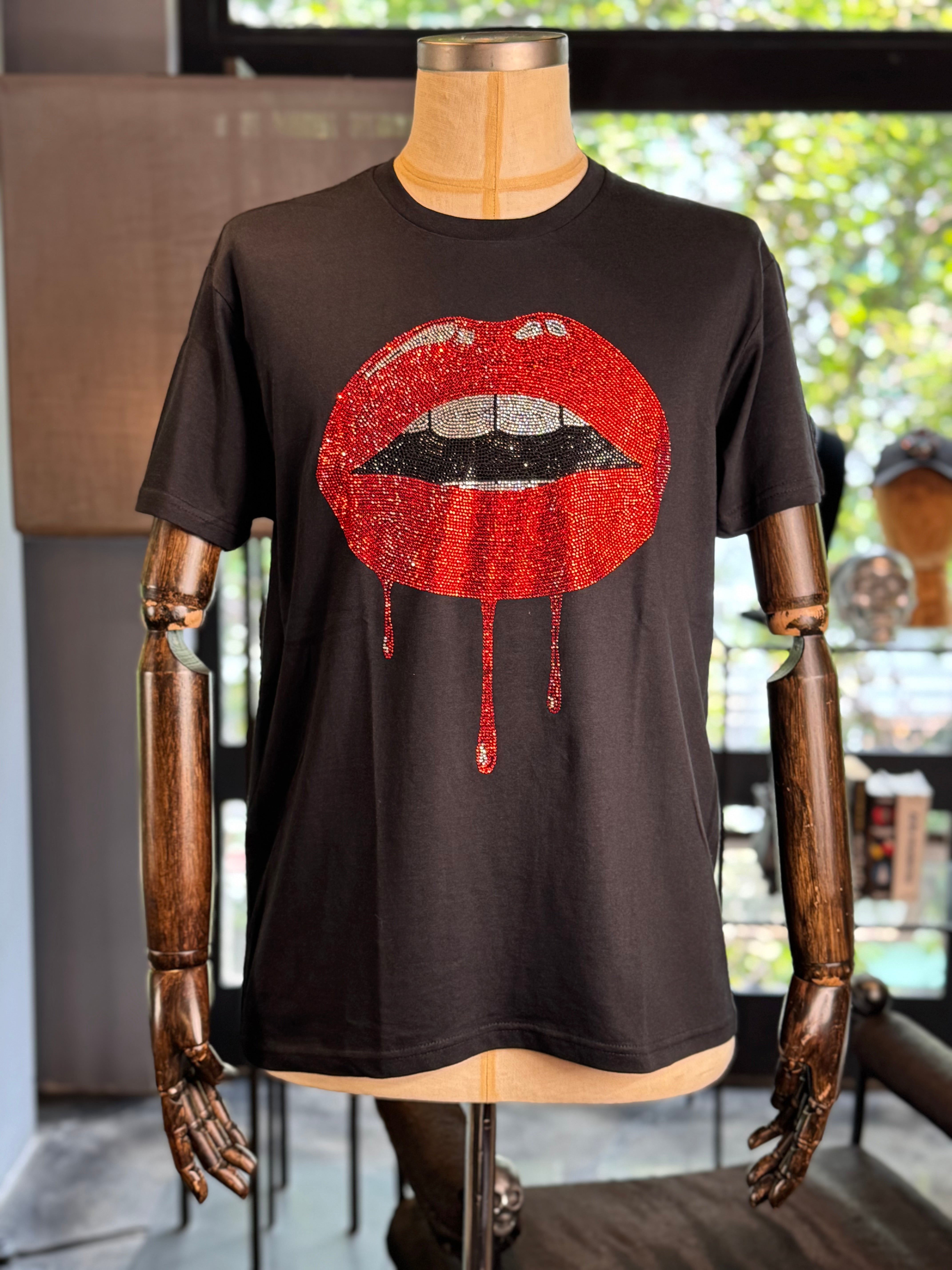 Camiseta boca derretida