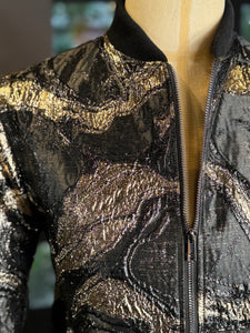 Bomber textura piedra