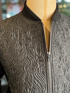 Bomber textura floral