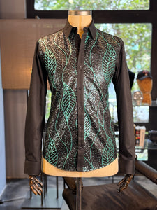Camisa hojas verdes