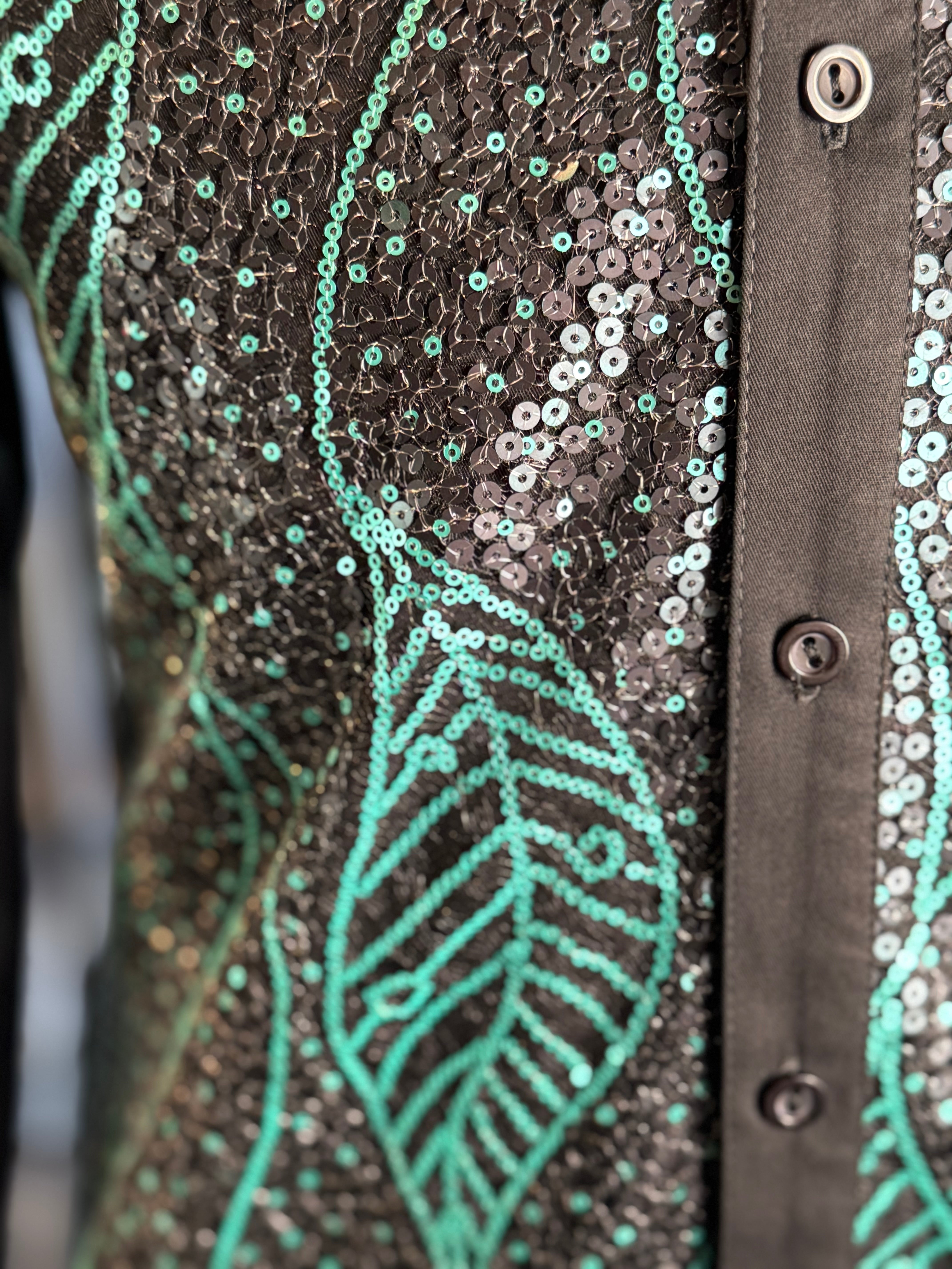 Camisa hojas verdes