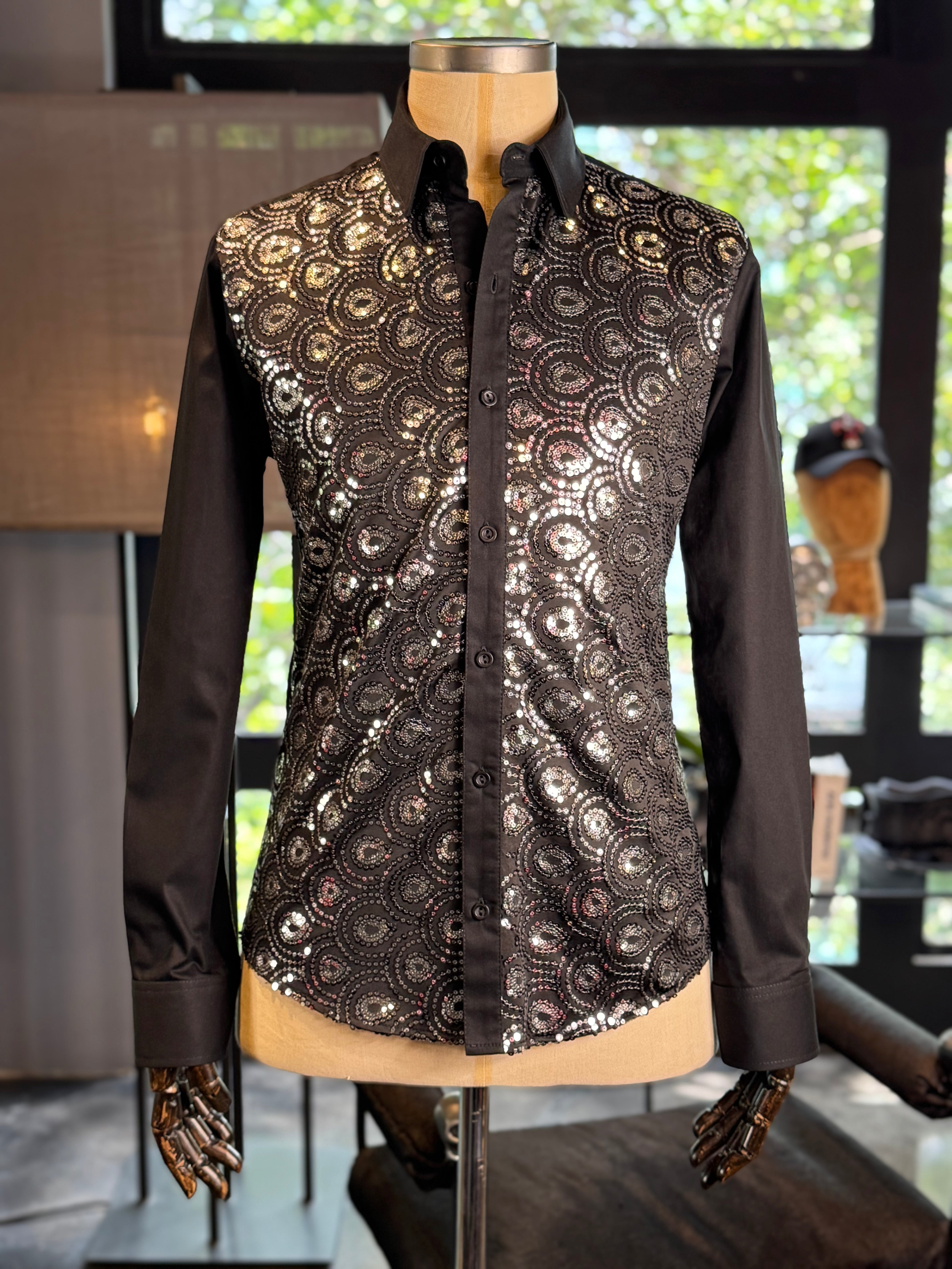 Camisa pavo real