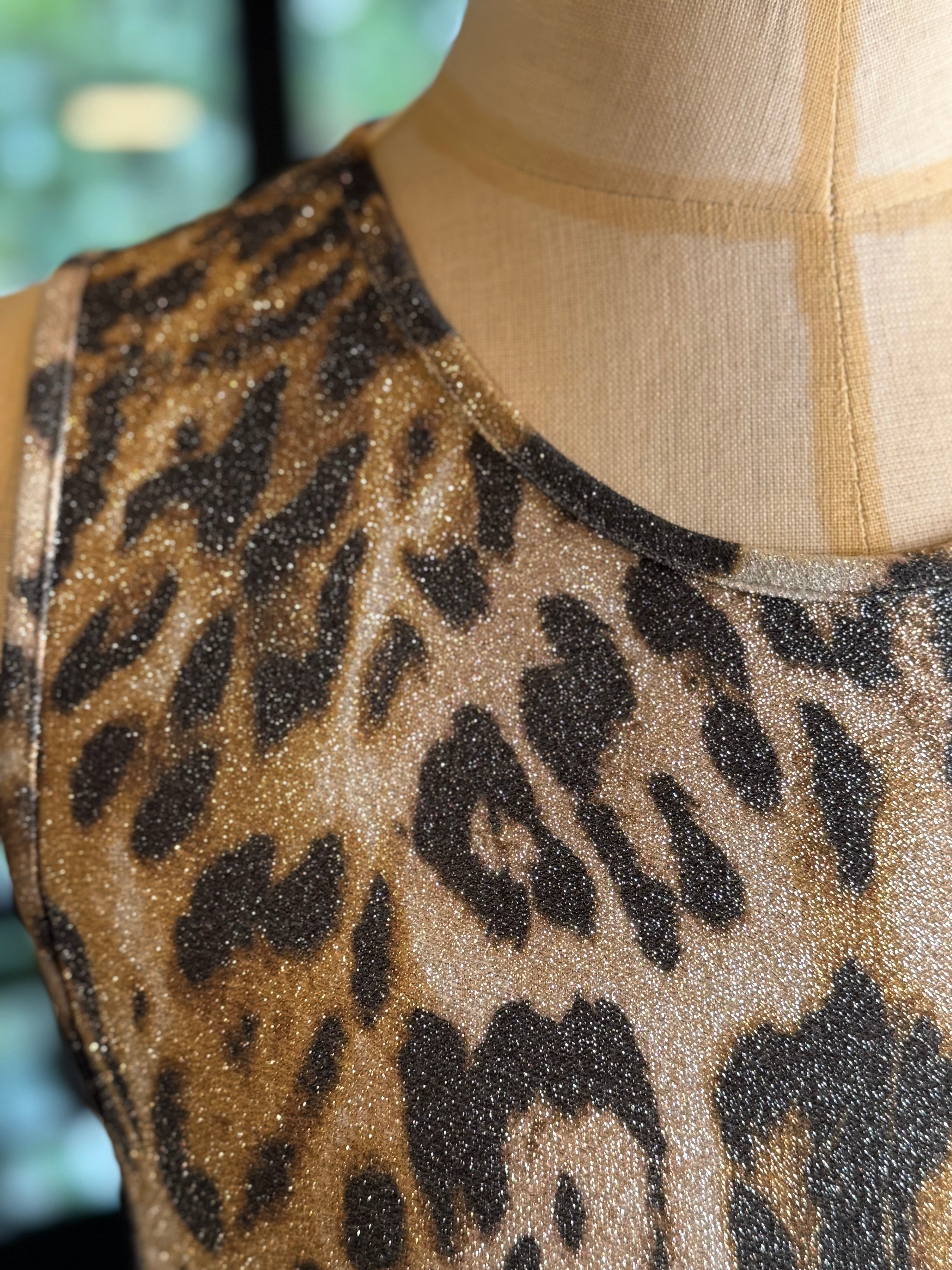 Tank top leopardo