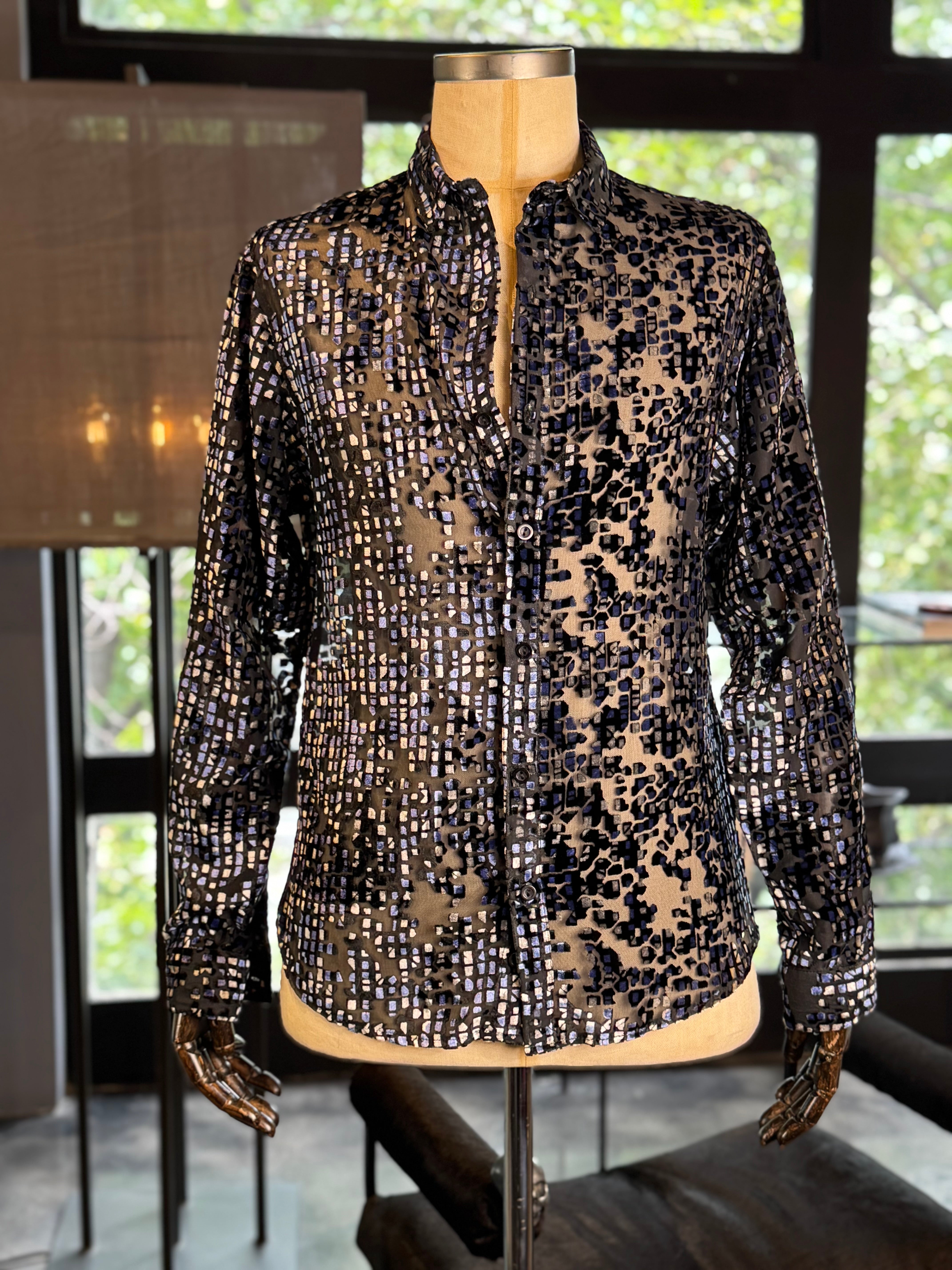 Camisa transparencia pixeles