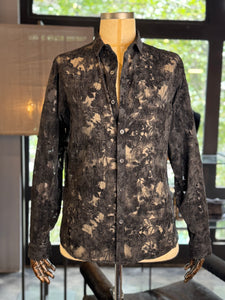 Camisa transparencia flores