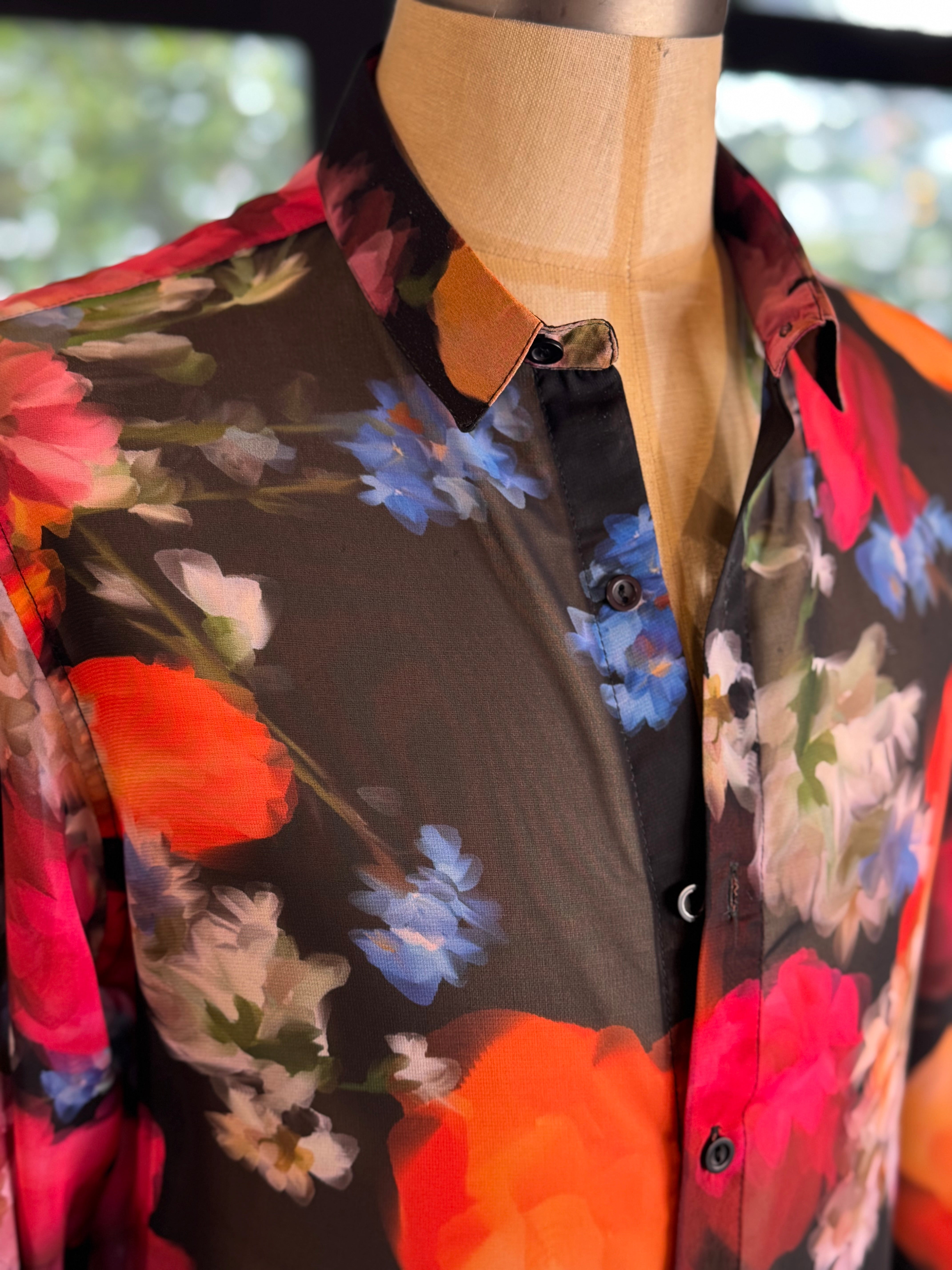 Camisa acuarela floral