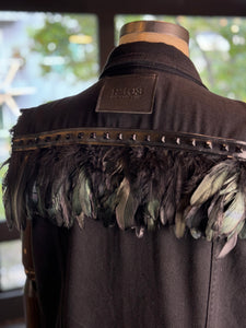 Chaleco plumas