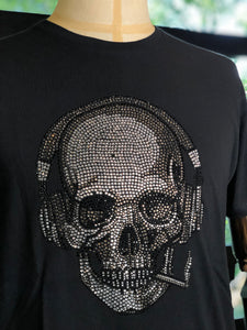 Camiseta calavera cigarro