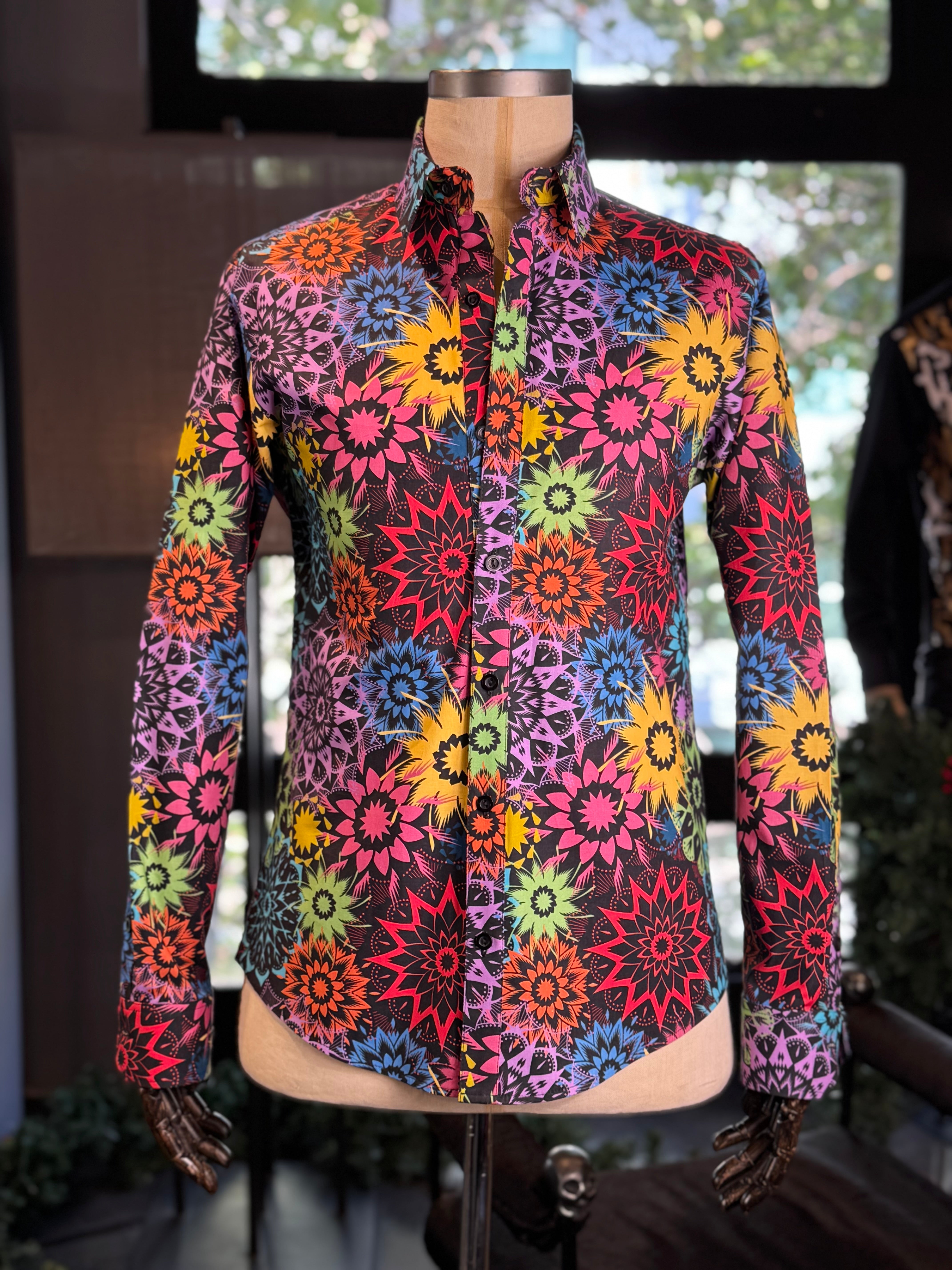Camisa girasoles colores