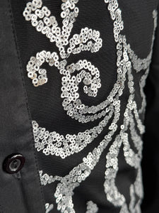 Camisa flores rococo