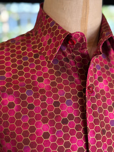 Camisa panal fucsia
