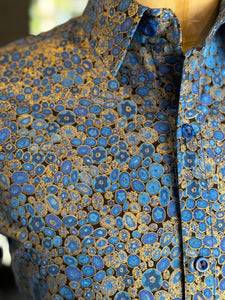 Camisa Klimt azul