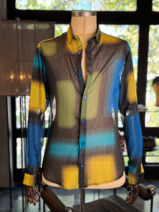 Camisa 60s amarilla