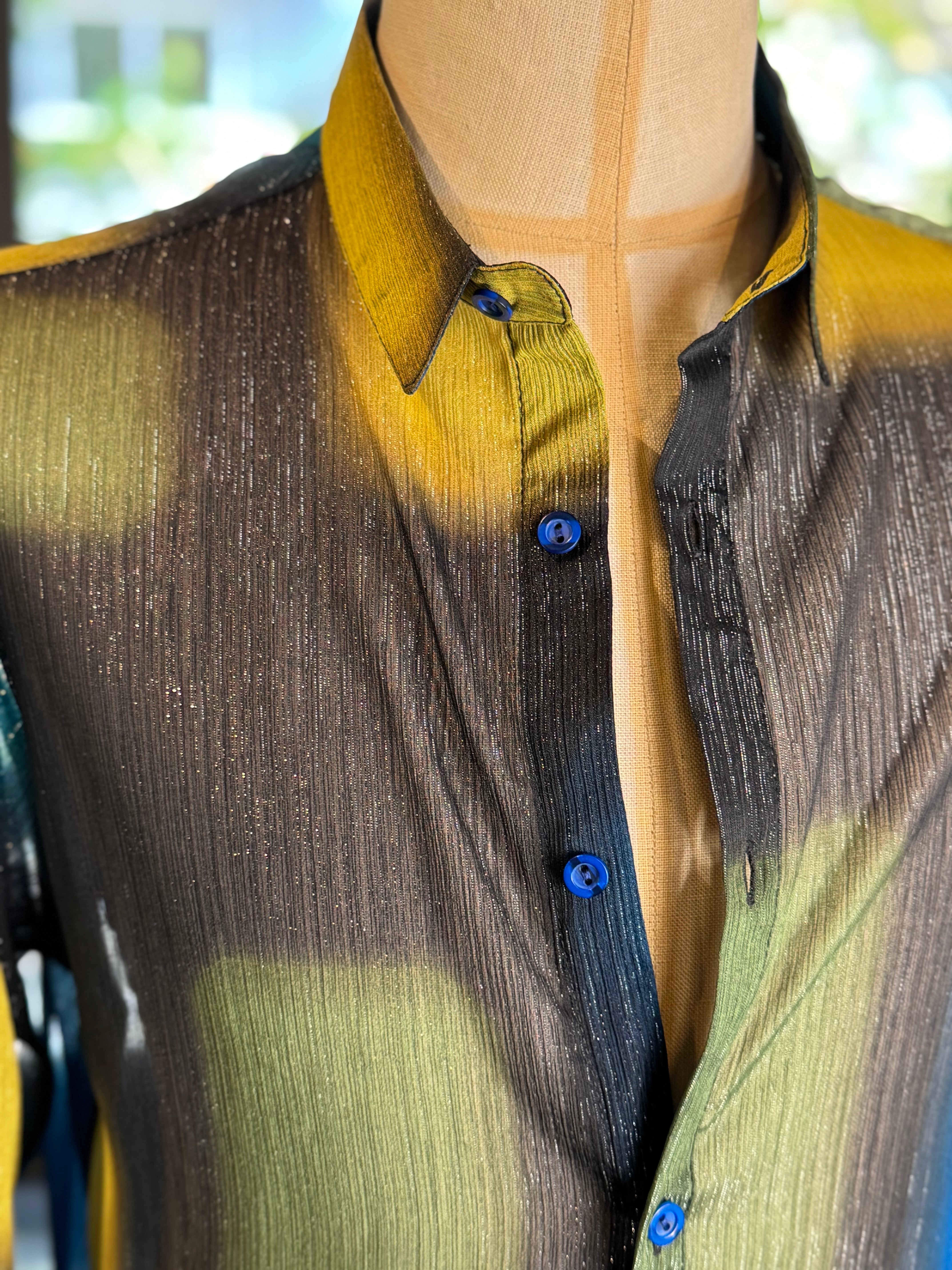 Camisa 60s amarilla