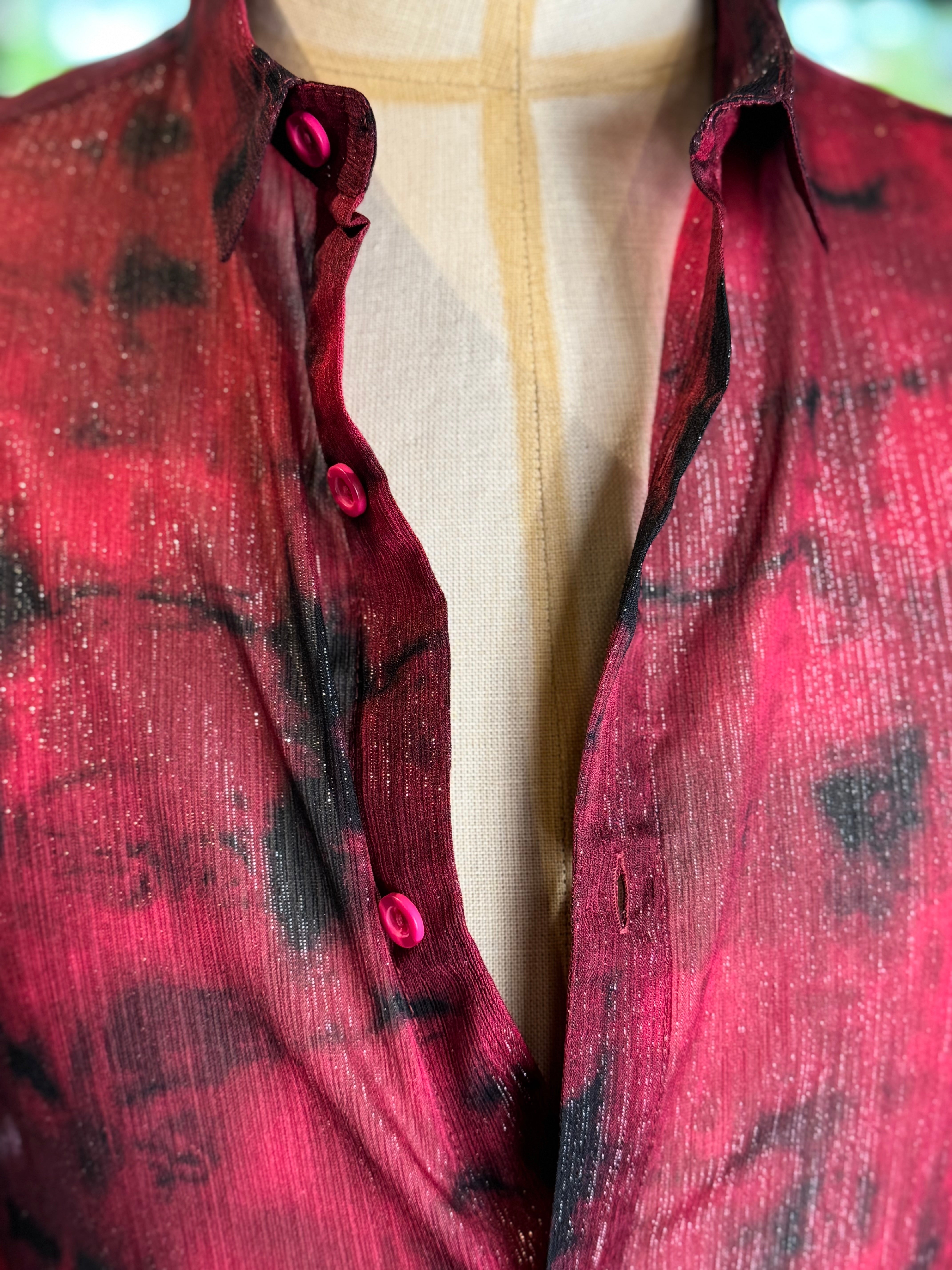 Camisa roja acuarela