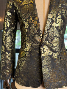 Saco tapiz dorado