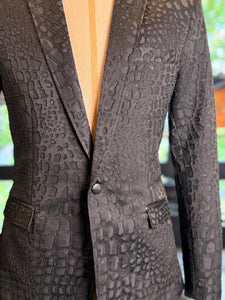 Saco negro reptil