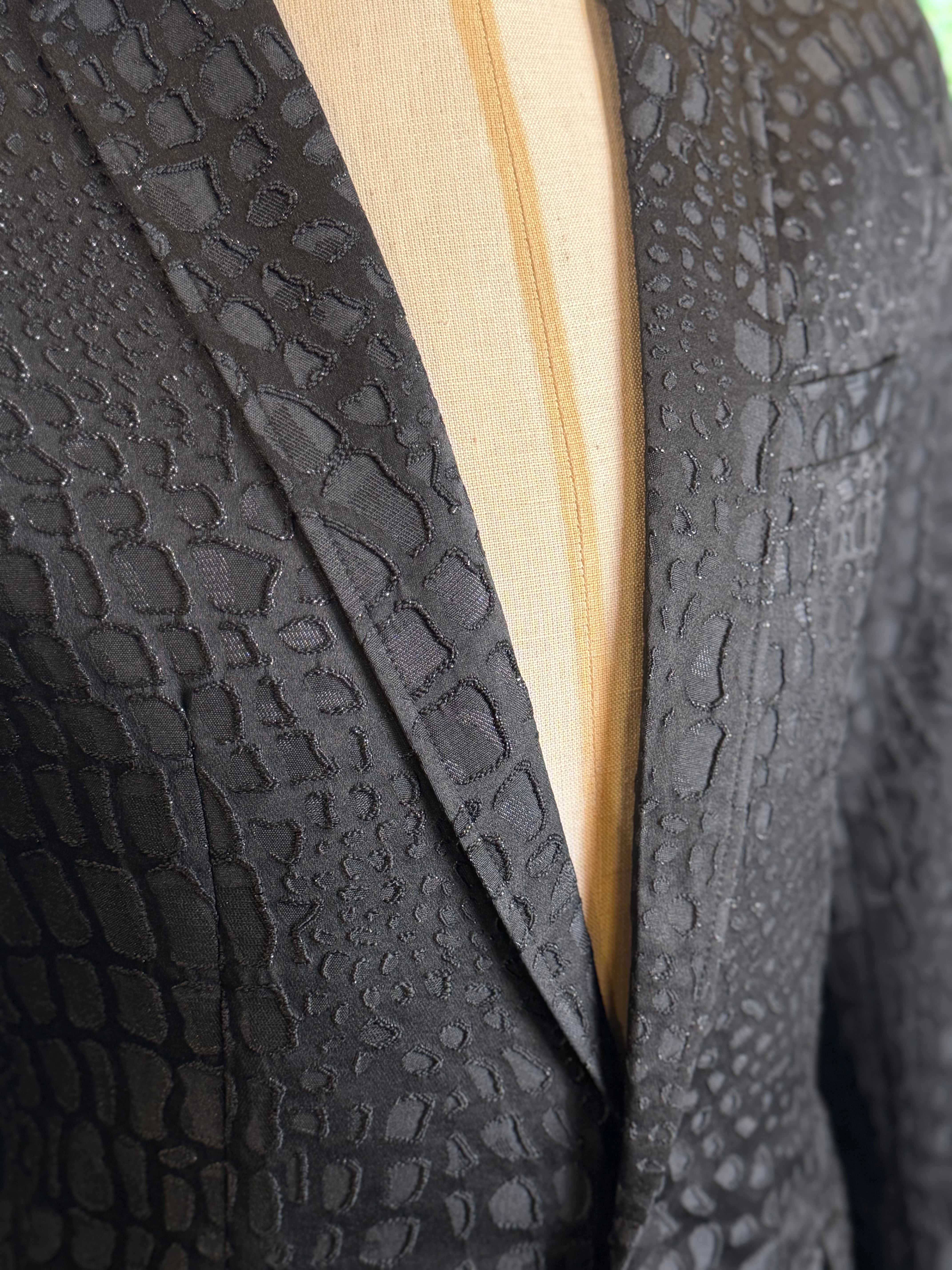 Saco negro reptil