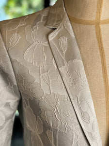 Saco blanco flores