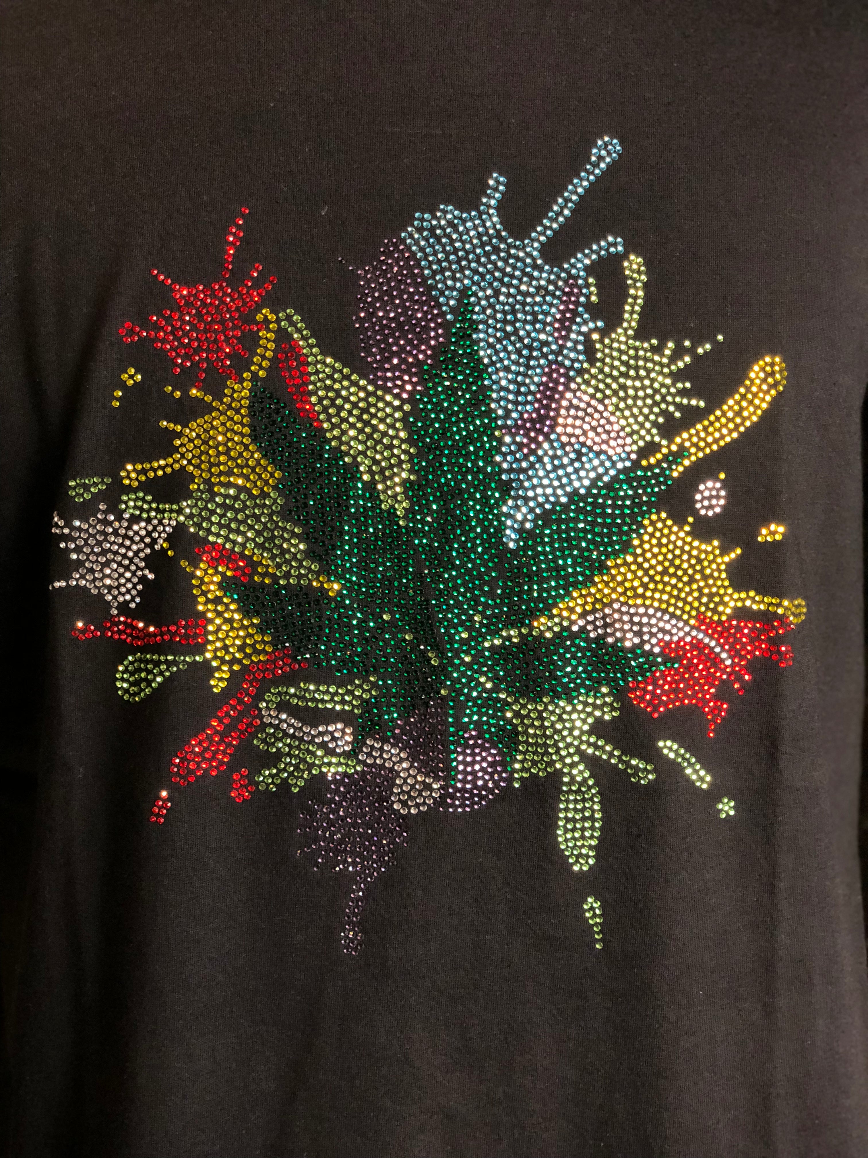 Camiseta cannabis pintura