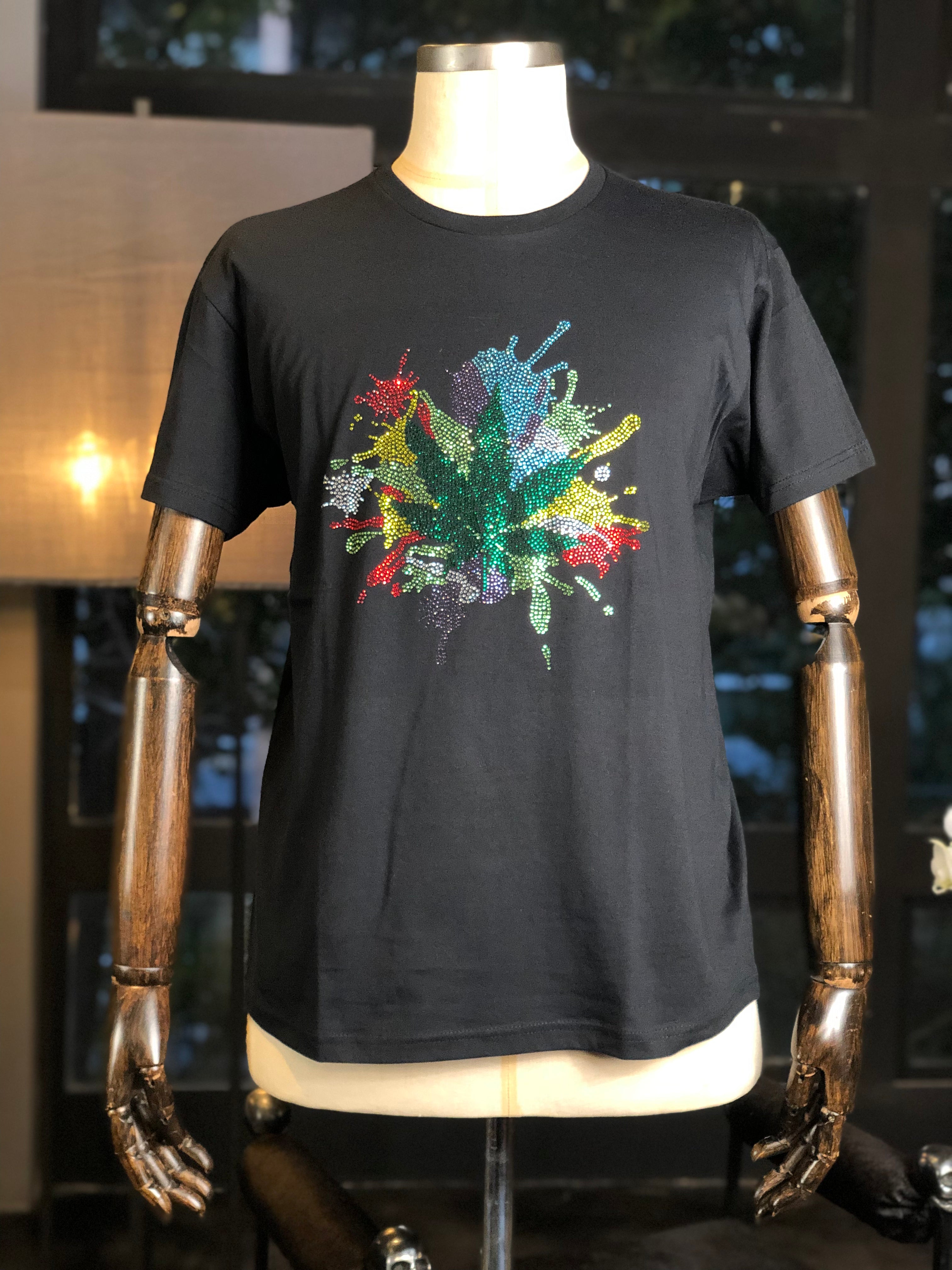 Camiseta cannabis pintura