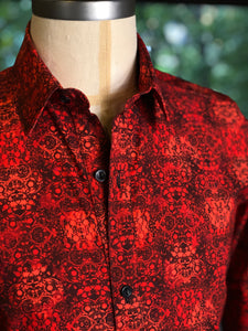 Camisa tapiz rojo