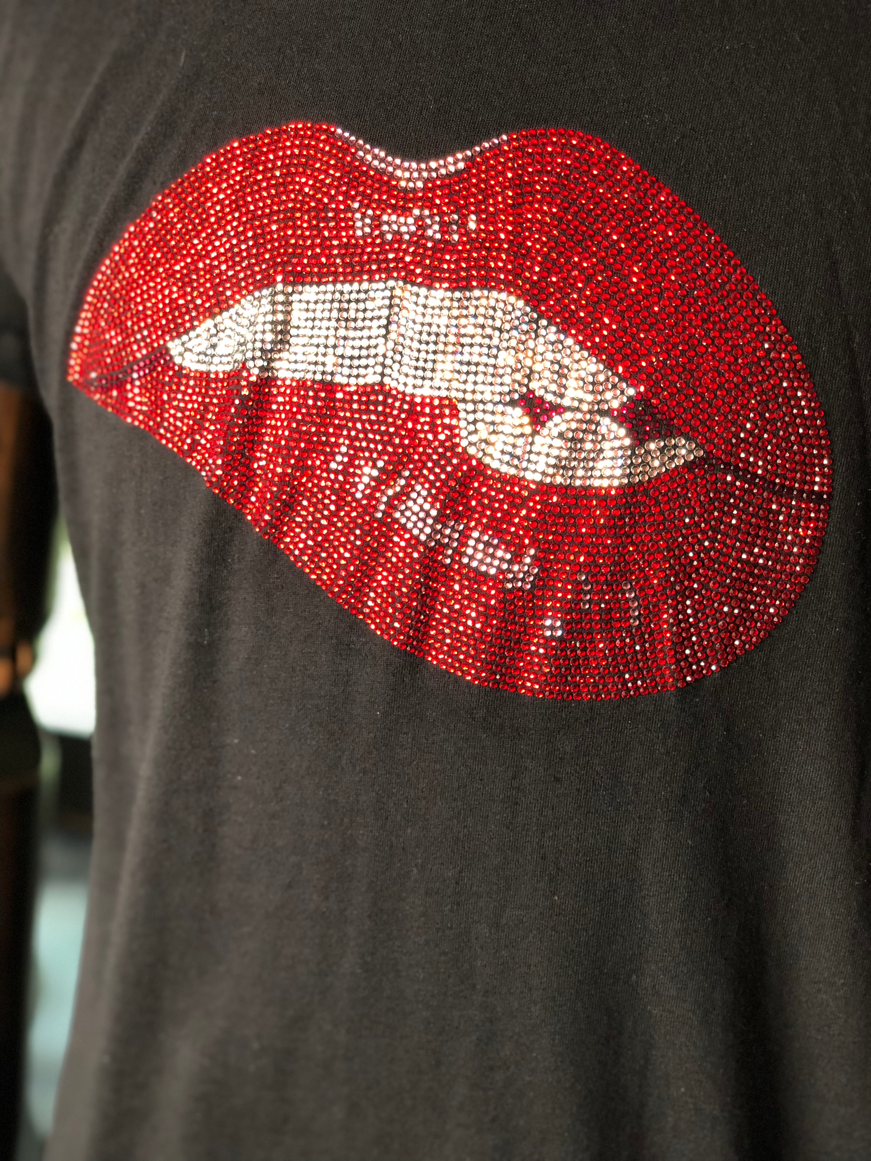 Camiseta labios