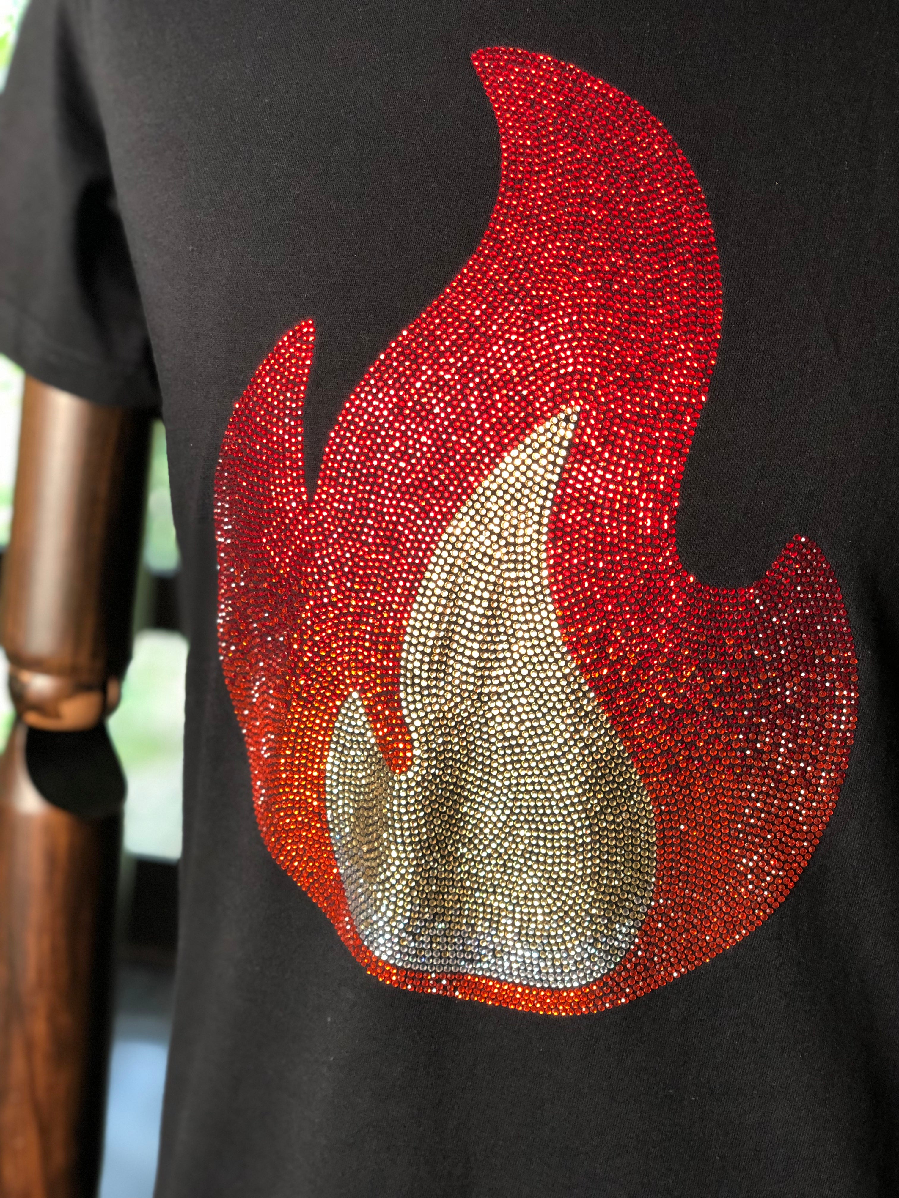 Camiseta fuego