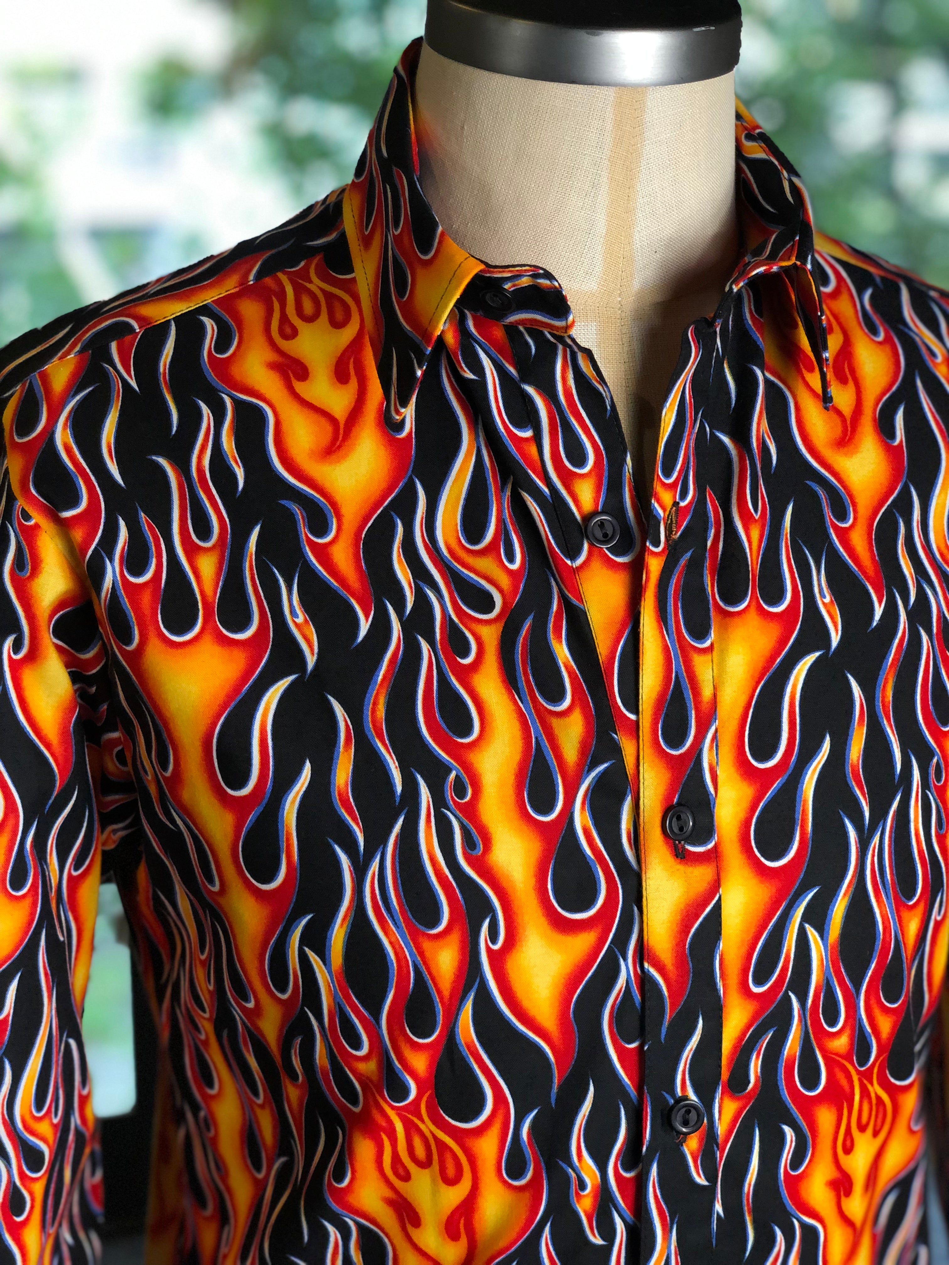 Camisa flamas