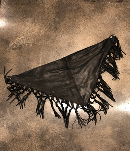 Bandana de piel negra