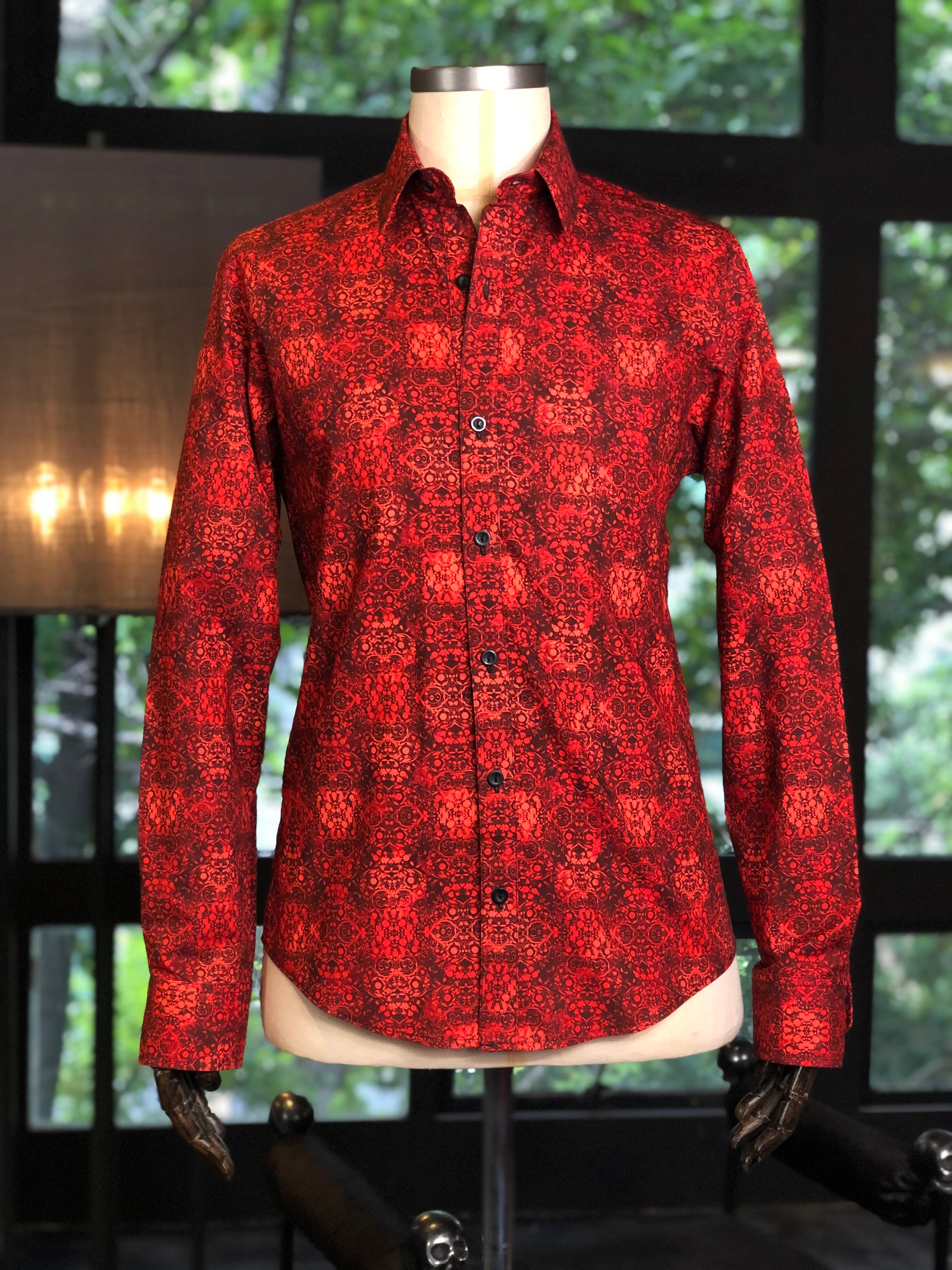 Camisa tapiz rojo